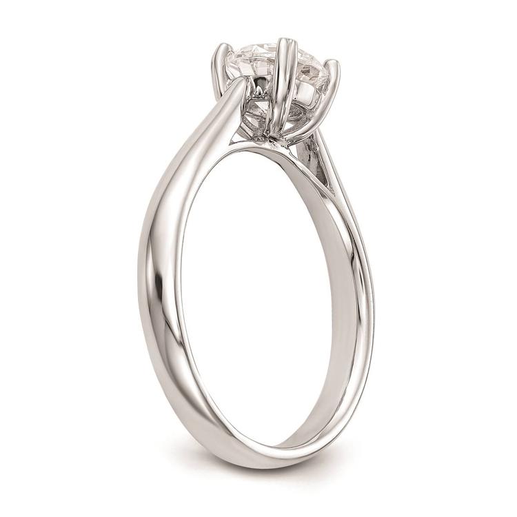 Pure Fire  White Gold Lab Grown Diamond 1ctw. Engagement Ring