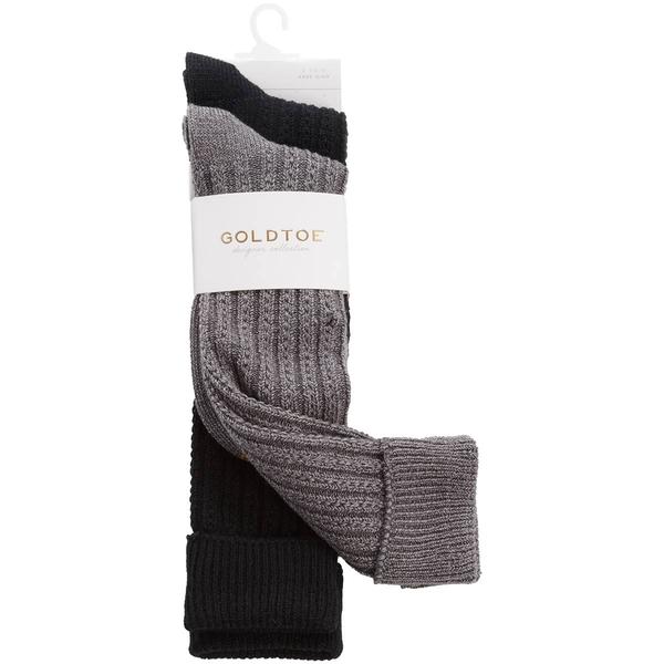 Womens Gold Toe(R) 2pk. Eco Tuck Stitch Knee High Socks - image 