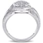 Diamond Classics™ 10kt. White Gold 1/2ctw. Diamond Swirl Ring - image 3