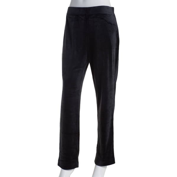 Womens Hasting & Smith Pull On Velour Slim Leg Pants - image 