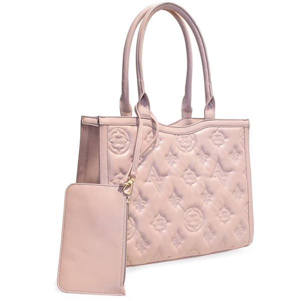 Adrienne Vittadini Logo Quilt Satchel