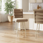 HH2 Home Stause Channel-Tufted Counter Height Swivel Stool - image 1