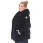 Plus Size White Mark Plush Hooded Cardigan With Pockets - image 2