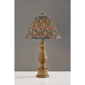 Adesso Faye Tall Table Lamp with Soft Pleated Floral Fabric Shade - image 7