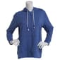 Womens Mountain Ridge Solid Long Sleeve Slub Hoodie - image 3
