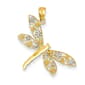 Gold Classics(tm) 14kt. Filigree Dragonfly Pendant - image 1