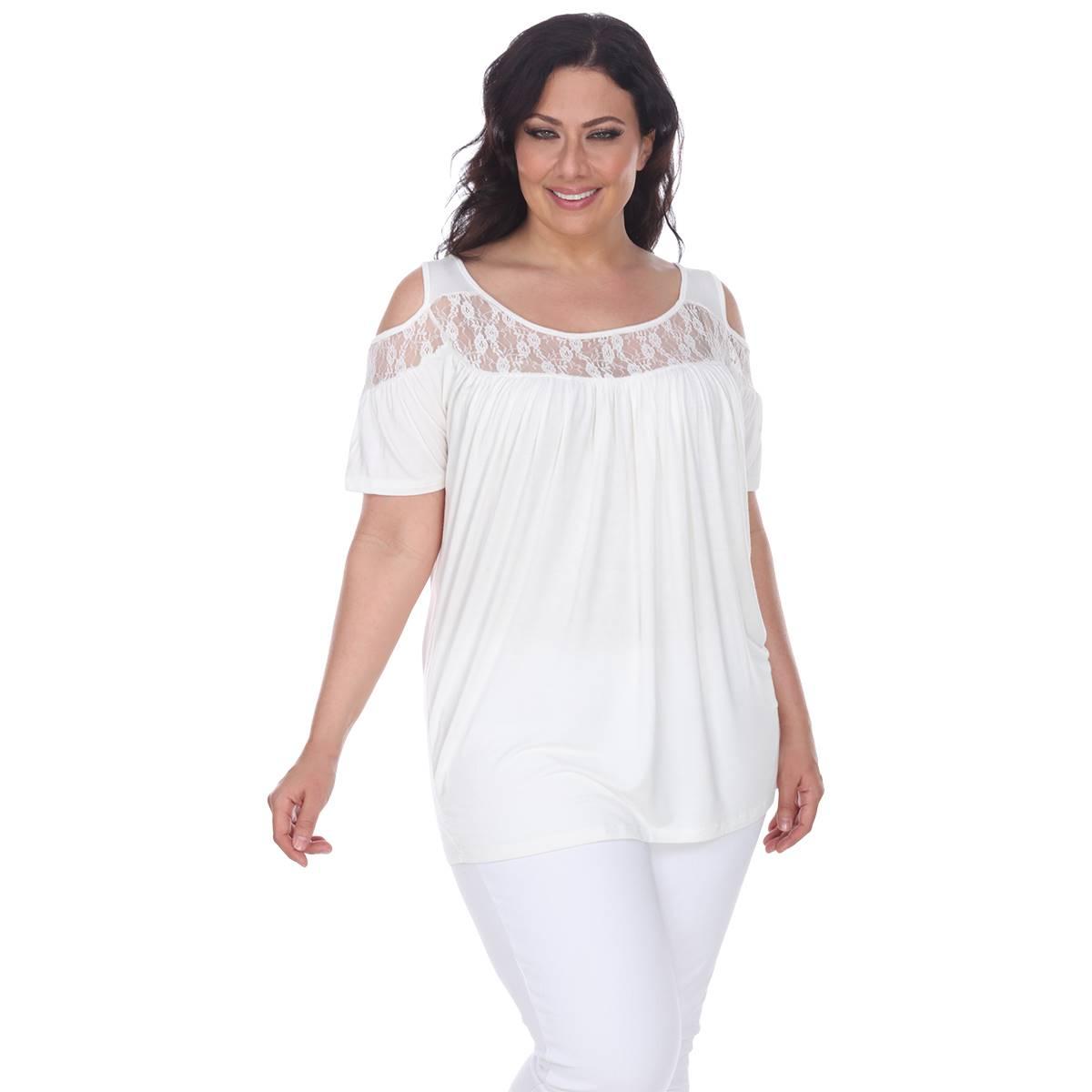 Plus Size White Mark® Bexley Tunic