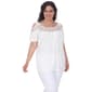 Plus Size White Mark(R) Bexley Tunic - image 1