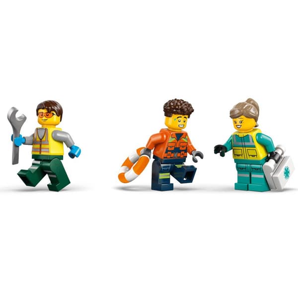 LEGO® City Airplane Service Truck & Hovercraft Building Kit