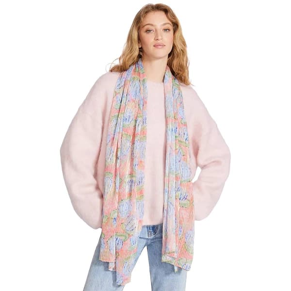 Womens Steve Madden Lily Crinkle Foil Scarf