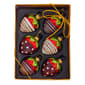 Kurt S. Adler Noble Gems(tm) Chocolate Strawberry Ornaments Box - image 1