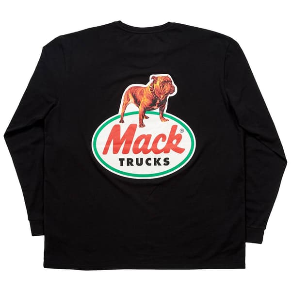 Mens Big & Tall Buckhorn River Long Sleeve Graphic Tee - Black