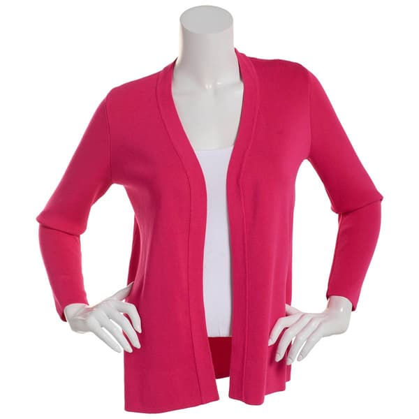 Petite Anne Klein Newport Kissing Front Cardigan