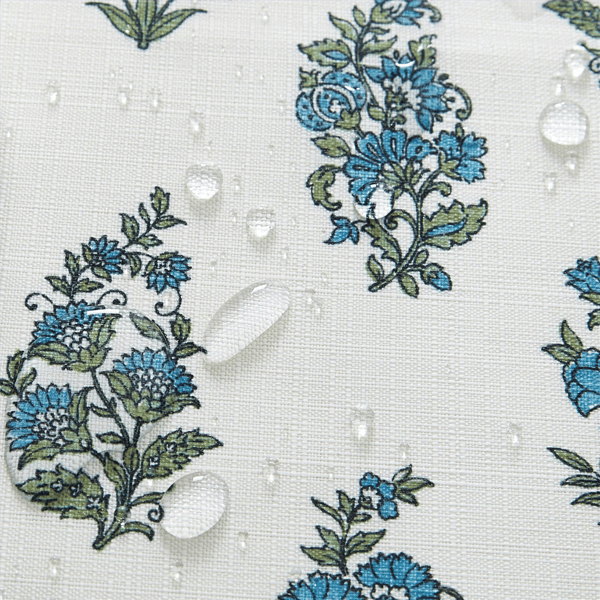 Threadmade Tropez Block Print Stain Table Runner