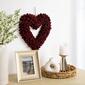 Northlight Seasonal Pine Cone Rose Valentine''s Day Heart Wreath - image 2