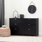 South Shore 6 Drawer Double Dresser-Black Onyx - image 3