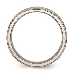 Mens Endless Affection™ Engravable 6mm Satin Finish Wedding Band
