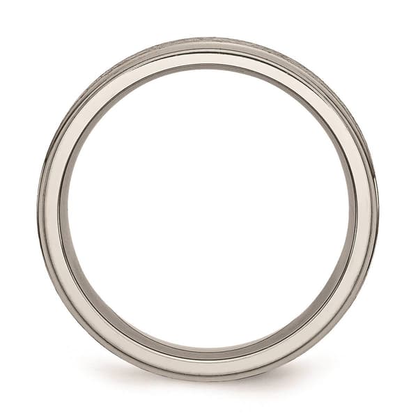 Mens Endless Affection™ Engravable 6mm Satin Finish Wedding Band