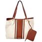 Adrienne Vittadini Capri Lined Tote w/Pouch - image 1