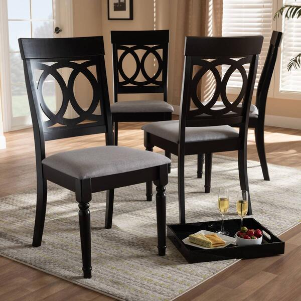 Baxton Studio Lucie Wooden Dining Chair - Set of 4 - image 