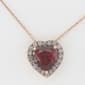 Le Vian(R) Garnet & Chocolate Diamonds(R) Pendant Necklace - image 1