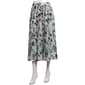 Plus Size Kasper Pull On Pleated Blurred Brushstroke Midi Skirt - image 1