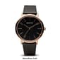 Unisex BERING Rose Gold Slim Scratch Resistant Watch - 13436 - image 5