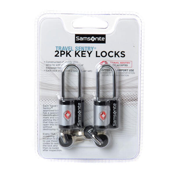 Samsonite 2pk. Travel Sentry Key Lock-Black - image 