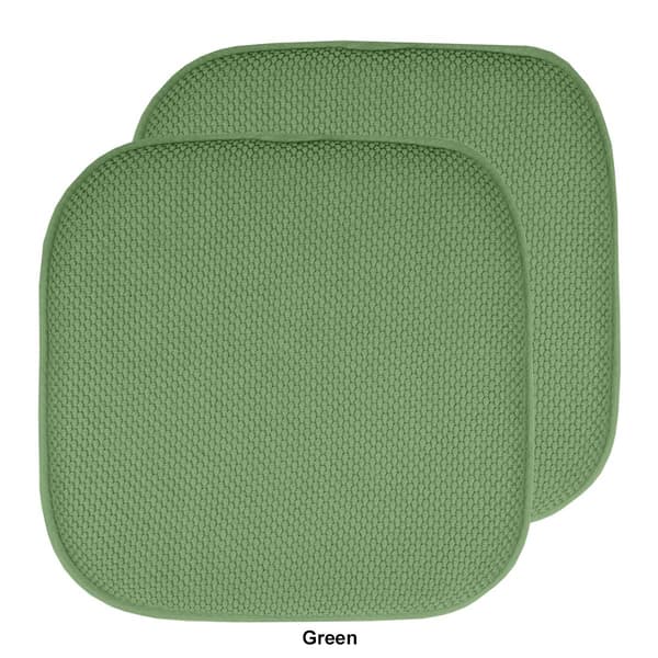 Sweet Home Collection Honeycomb Memory Foam Non-Slip Chair Pad