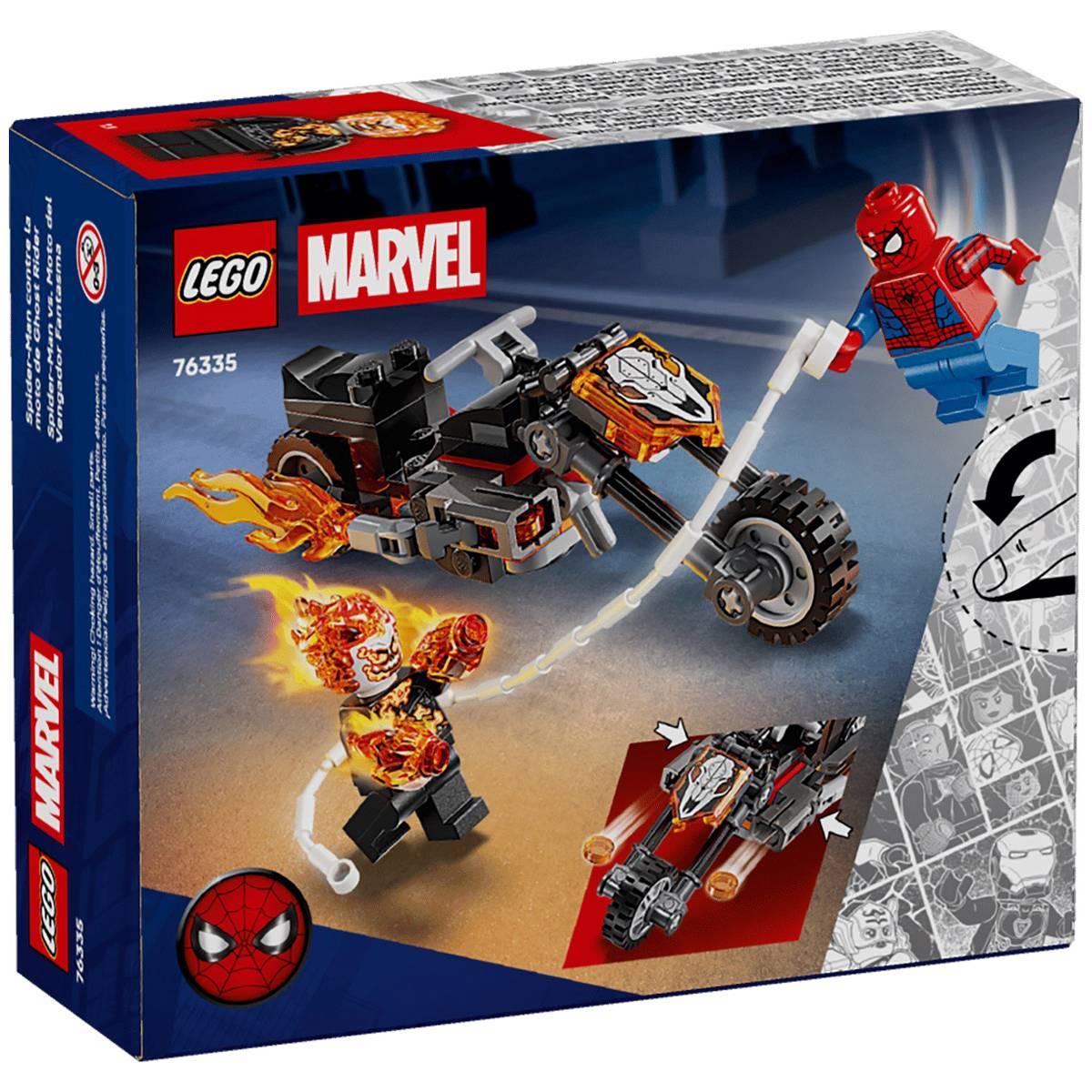 LEGO® Marvel Spider Man vs Ghost Rider Motorcycle Building Kit