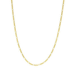 16in. Vermeil Sterling Silver Figaro Chain Necklace