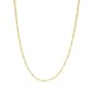 16in. Vermeil Sterling Silver Figaro Chain Necklace - image 1