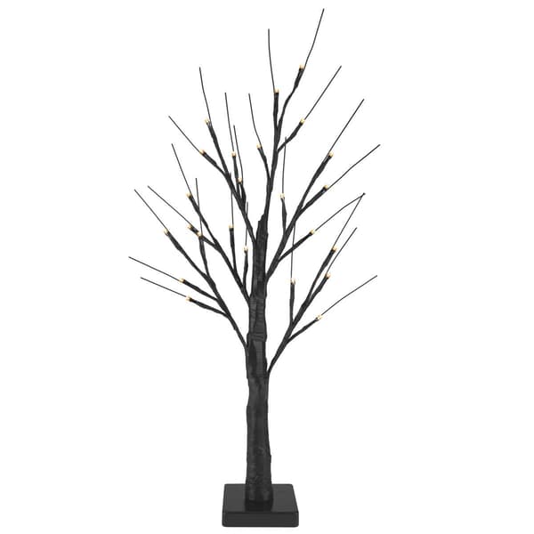 Northlight Seasonal 24in. LED Lighted Black Halloween Twig Tree