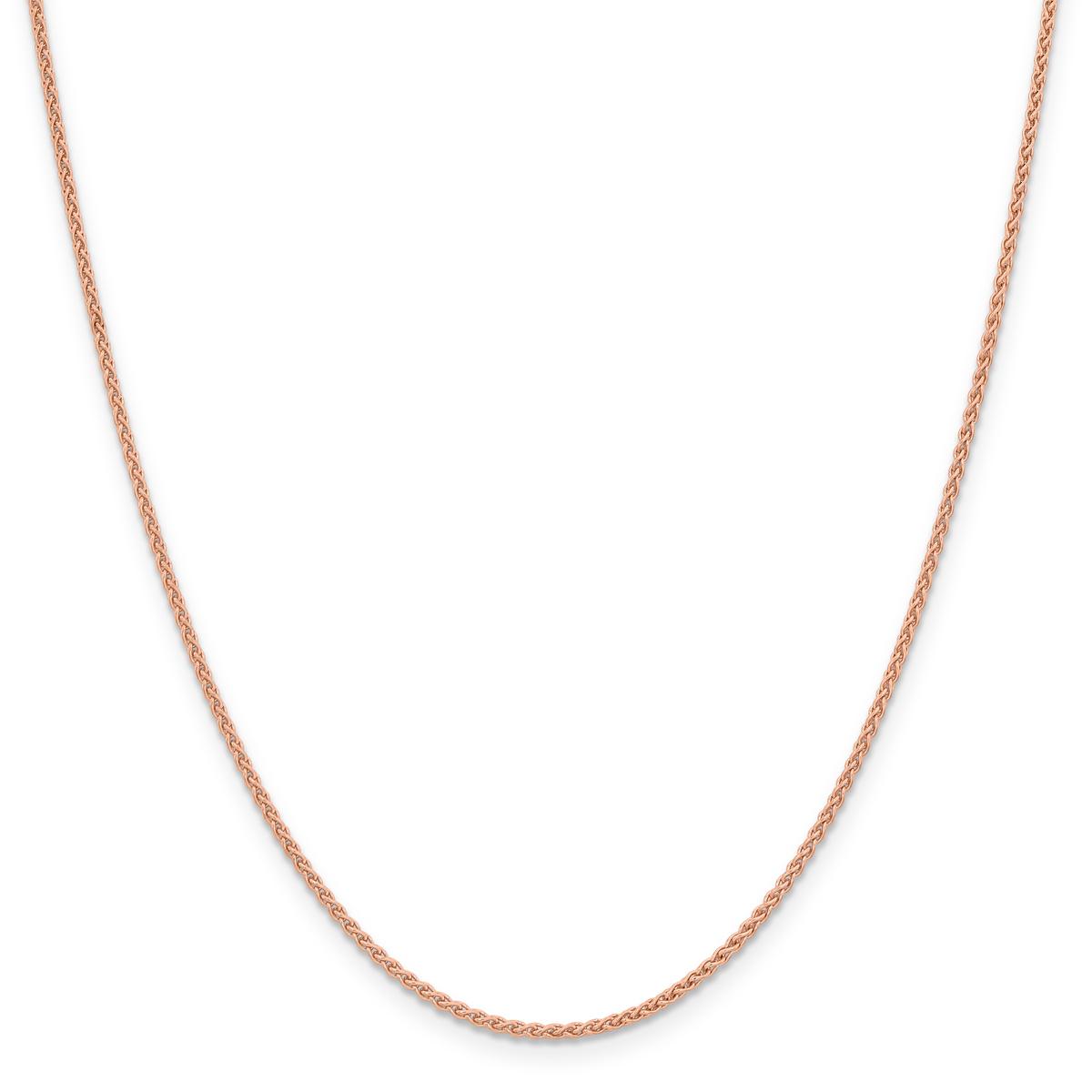 Gold Classics™ 1.65mm. 14kt. Rose Gold Spiga Chain Necklace