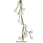 Kurt S. Adler 6ft. Green Garland w/ 48 Multicolor LED Ball Lights - image 8