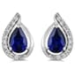 Nova Star™ Lab-Grown Diamond Created Blue Sapphire Earrings - image 2