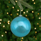 Northlight 6in. Turquoise Blue Shiny Christmas Ball Ornament - image 1