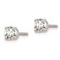 Pure Fire 14kt. White Gold 1/2ctw. 4-Prong Diamond Stud Earrings - image 2