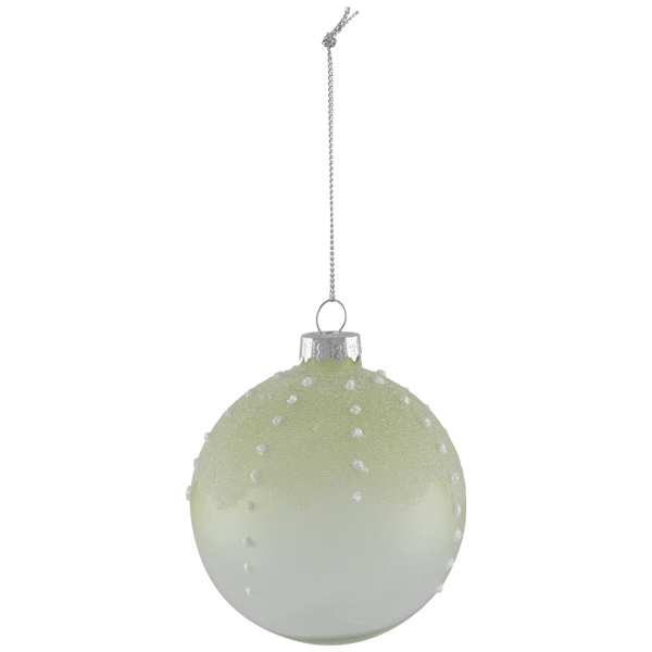 Northlight 4ct. Snowflakes Shiny Glass Ball Christmas Ornaments