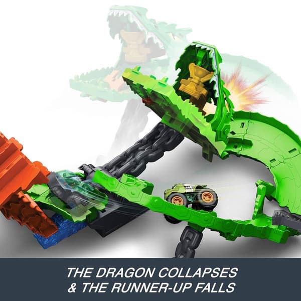 Hot Wheels&#174; Sharks vs Dinos Dragon Destruction