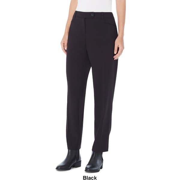 Womens Jones New York Duke Zip Front Slim Leg Bi Stretch Pants - image 