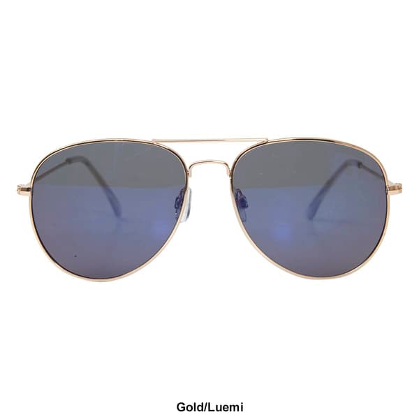 Womens Surf n Sand Ansley Polarized Metal Aviator Sunglasses