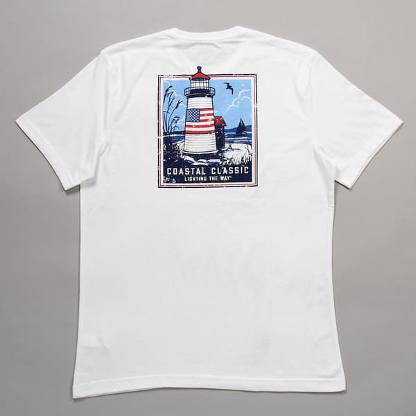 Mens IZOD&#174; Coastal Classic Lighthouse Short Sleeve Tee