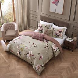 Bebejan® Purple Lilies Cotton 5pc. Reversible Comforter Set