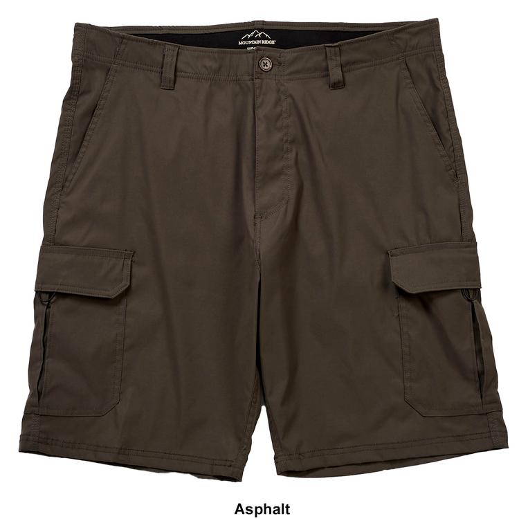 Mens Mountain Ridge® Flex Waist Cargo Shorts