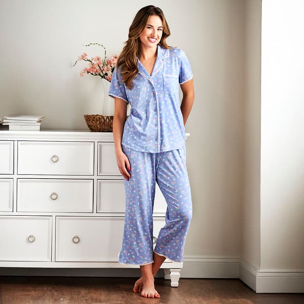 Womens Jessica Simpson Madison Floral Capri Pajama Set