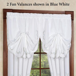 Forget Me Not Fan Valance - 30x40