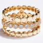 Ashley Cooper(tm) Gold-Tone CZ Open Work Ring - image 1