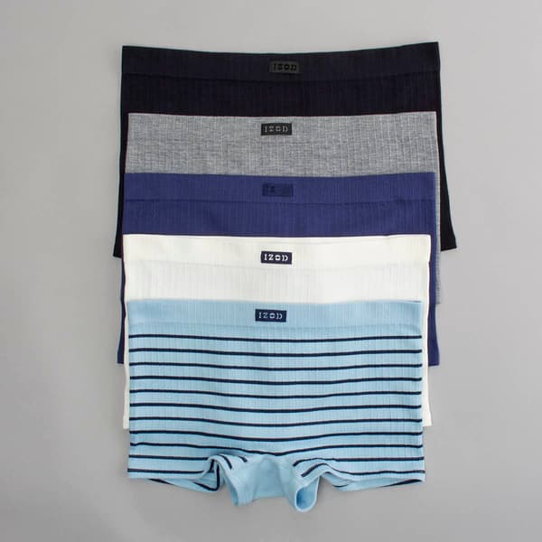 Juniors IZOD(R) 5pk. Ribbed Seamless Boyshort Panties - IZ72075