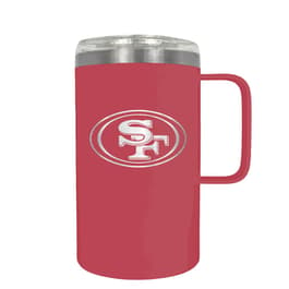 San Francisco 49ers 18 oz Hustle Travel Mug - Rose Gold